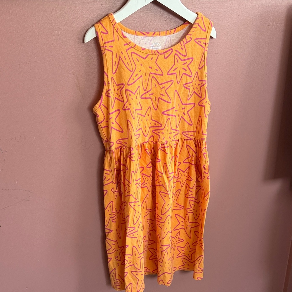 Wonder Nation Orange Star Dress